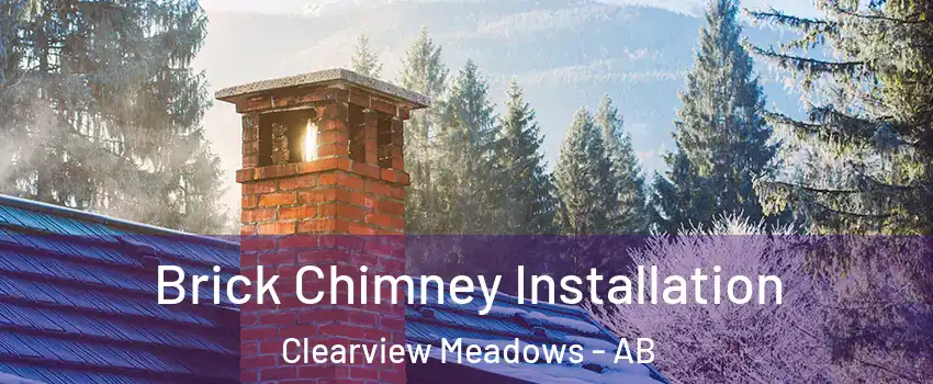 Brick Chimney Installation Clearview Meadows - AB
