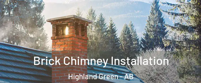 Brick Chimney Installation Highland Green - AB