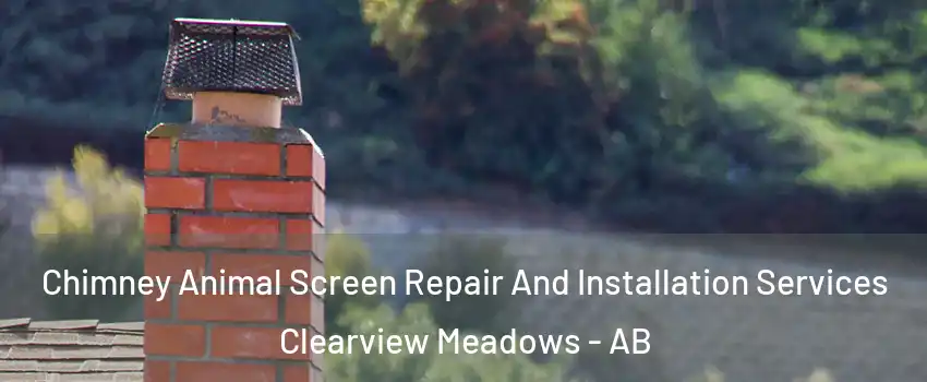  Chimney Animal Screen Repair And Installation Services Clearview Meadows - AB