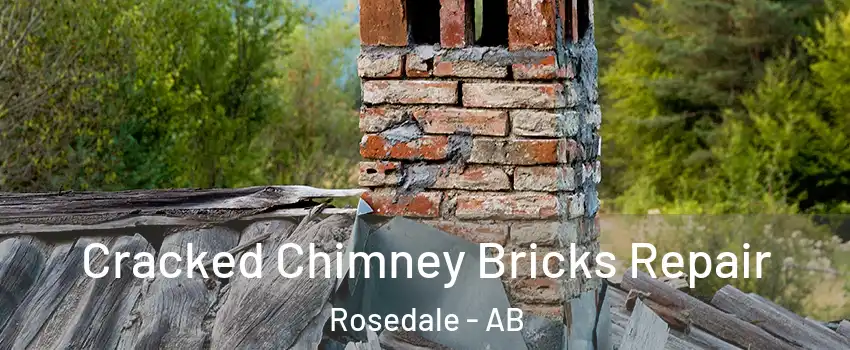 Cracked Chimney Bricks Repair Rosedale - AB