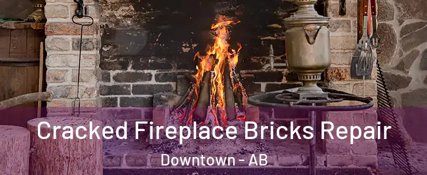 Cracked Fireplace Bricks Repair Downtown - AB