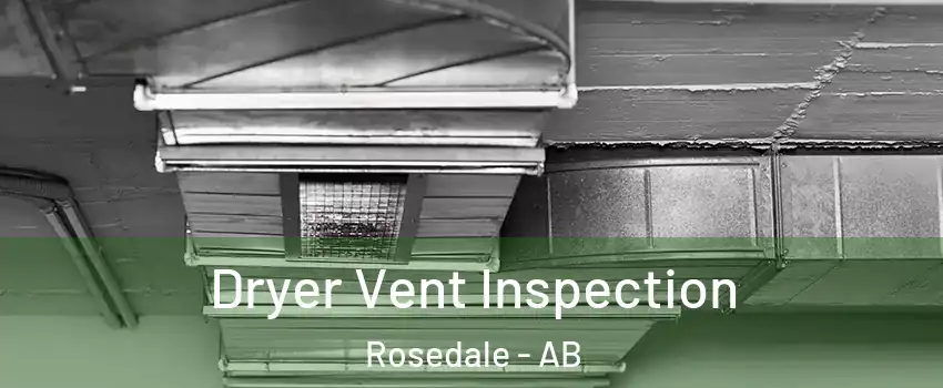 Dryer Vent Inspection Rosedale - AB