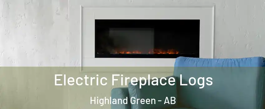 Electric Fireplace Logs Highland Green - AB