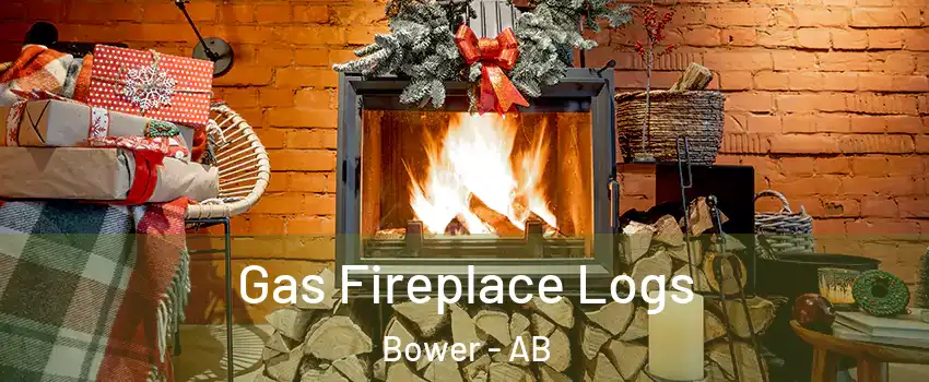 Gas Fireplace Logs Bower - AB