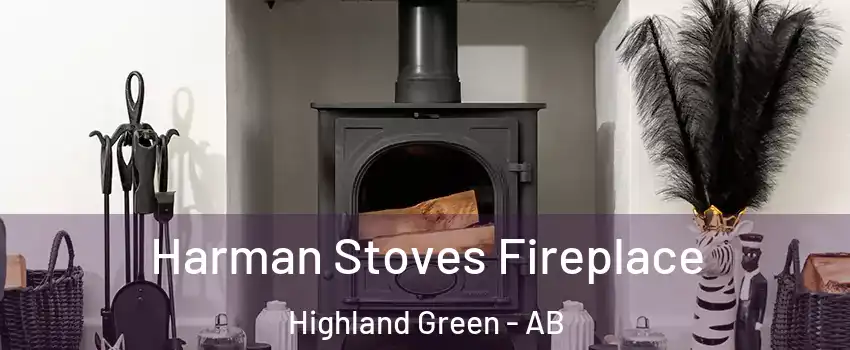 Harman Stoves Fireplace Highland Green - AB