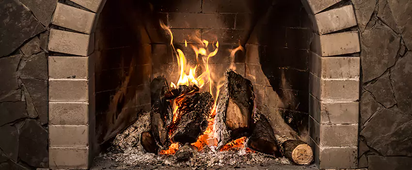 Cracked Electric Fireplace Bricks Repair Services in Red Deer, AB