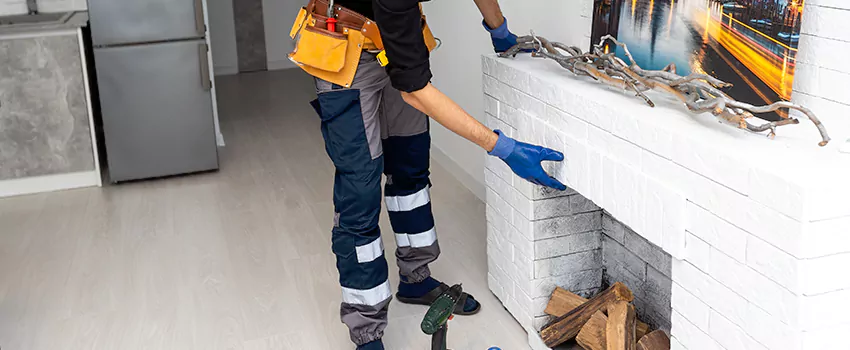 Outdoor Fireplace Restoration in Red Deer, Alberta