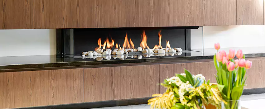 Outdoor Modern Fireplace Renovation Services in Red Deer, AB