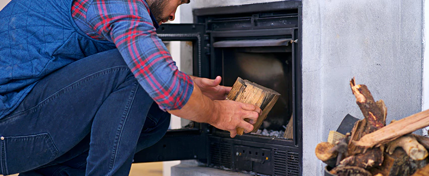 Old Broken Fireplace Repair And Replacement in Red Deer, AB