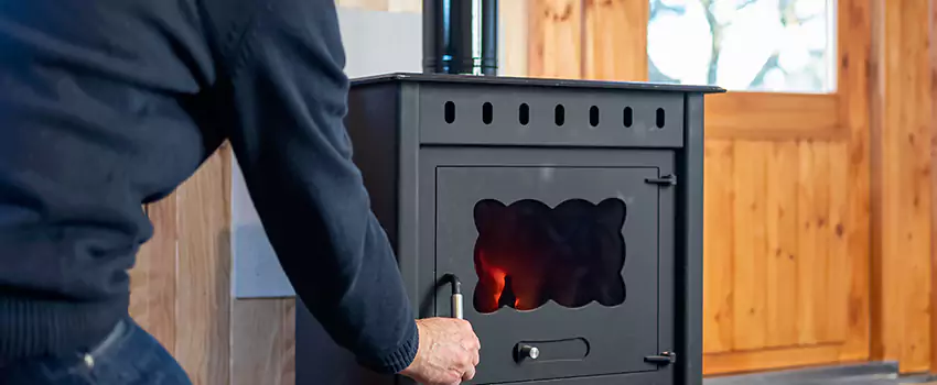 Pellet Stove Chimney Pipe Installation in Red Deer, AB