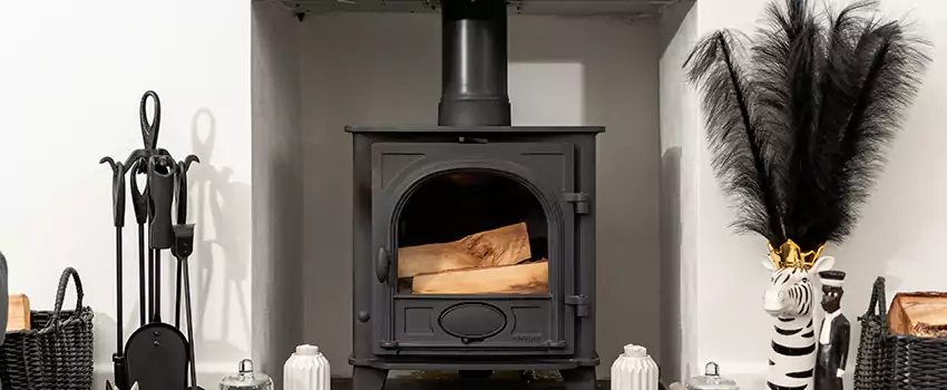 Thelin Hearth Products Providence Pellet Insert Fireplace Installation in Red Deer, AB