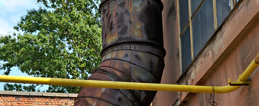 Lightning Protection Installation System for Industrial Chimneys in Red Deer, Alberta