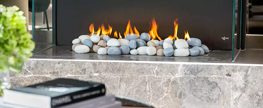 Double-Height Fireplace Design Refurbishment in Red Deer, Alberta