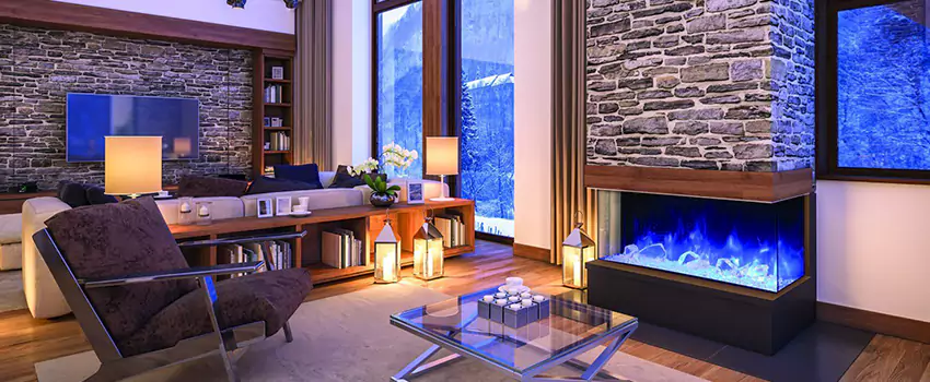 Dynamic Flame Color Fireplace Installation in Red Deer, AB