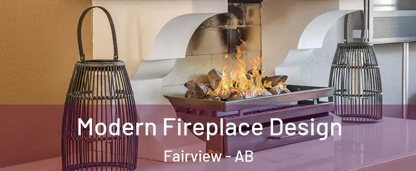 Modern Fireplace Design Fairview - AB