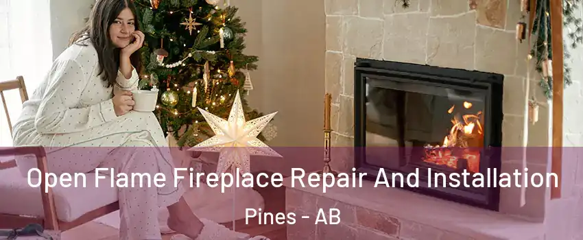 Open Flame Fireplace Repair And Installation Pines - AB