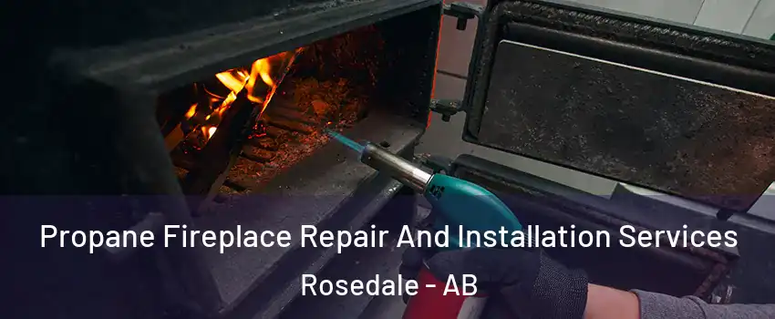 Propane Fireplace Repair And Installation Services Rosedale - AB