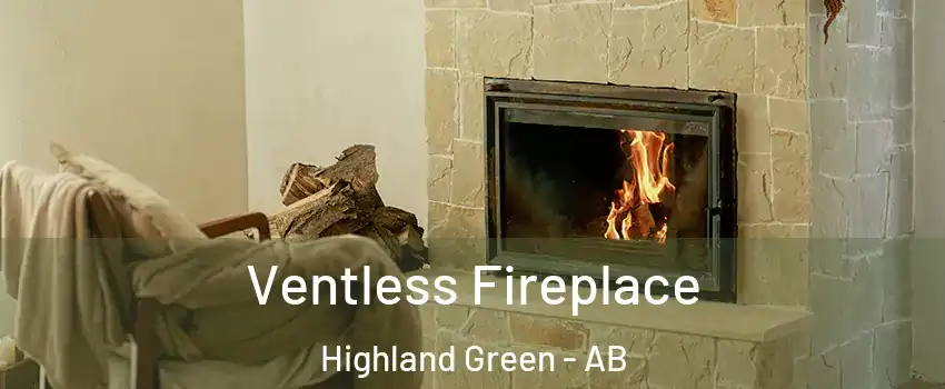 Ventless Fireplace Highland Green - AB